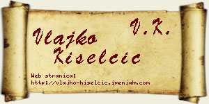 Vlajko Kiselčić vizit kartica